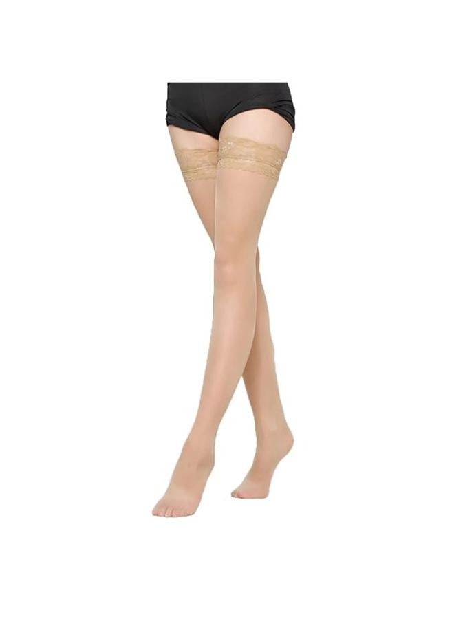 No brands 3 Pairs of Women's Thigh High Lingerie Beautiful Legs Stockings Long Socks Thigh High - Image 3