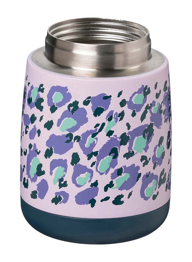 b.box Toddler Insulated Food Jar Mini 210 ML, Wild Indigo Print - Image 4