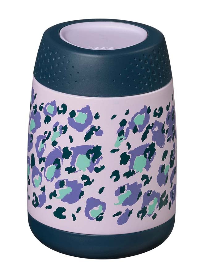 b.box Toddler Insulated Food Jar Mini 210 ML, Wild Indigo Print - Image 3