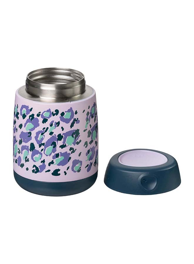 b.box Toddler Insulated Food Jar Mini 210 ML, Wild Indigo Print - Image 5