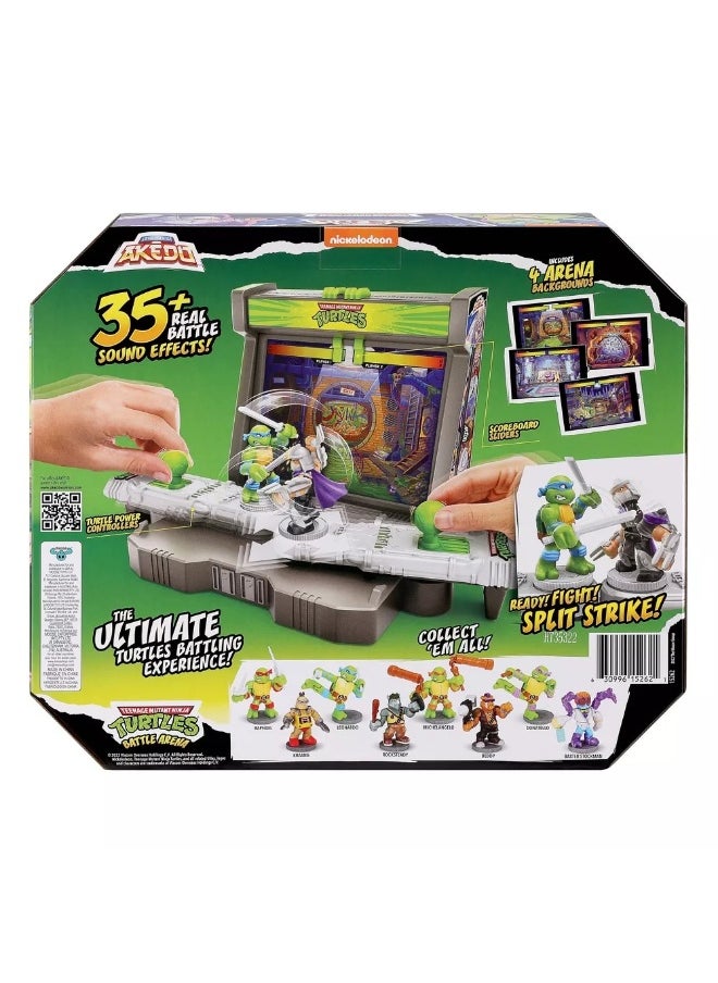 AKEDO Akedo Teenage Mutant Ninja Turtles Battle Arena Playset with Mini Figures  - Image 3