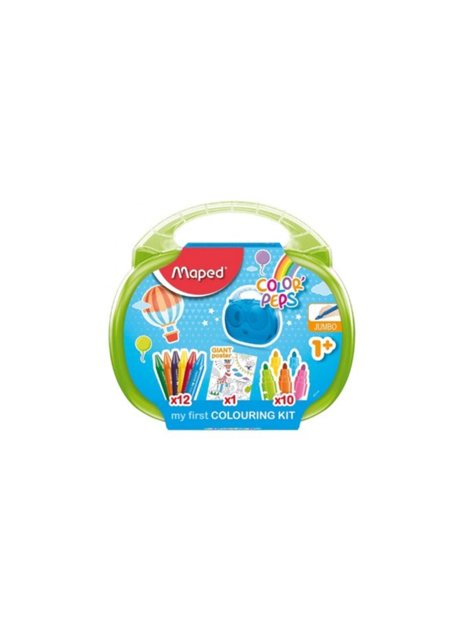 Maped Full Colouring Case Early Age Plastic- Assorted