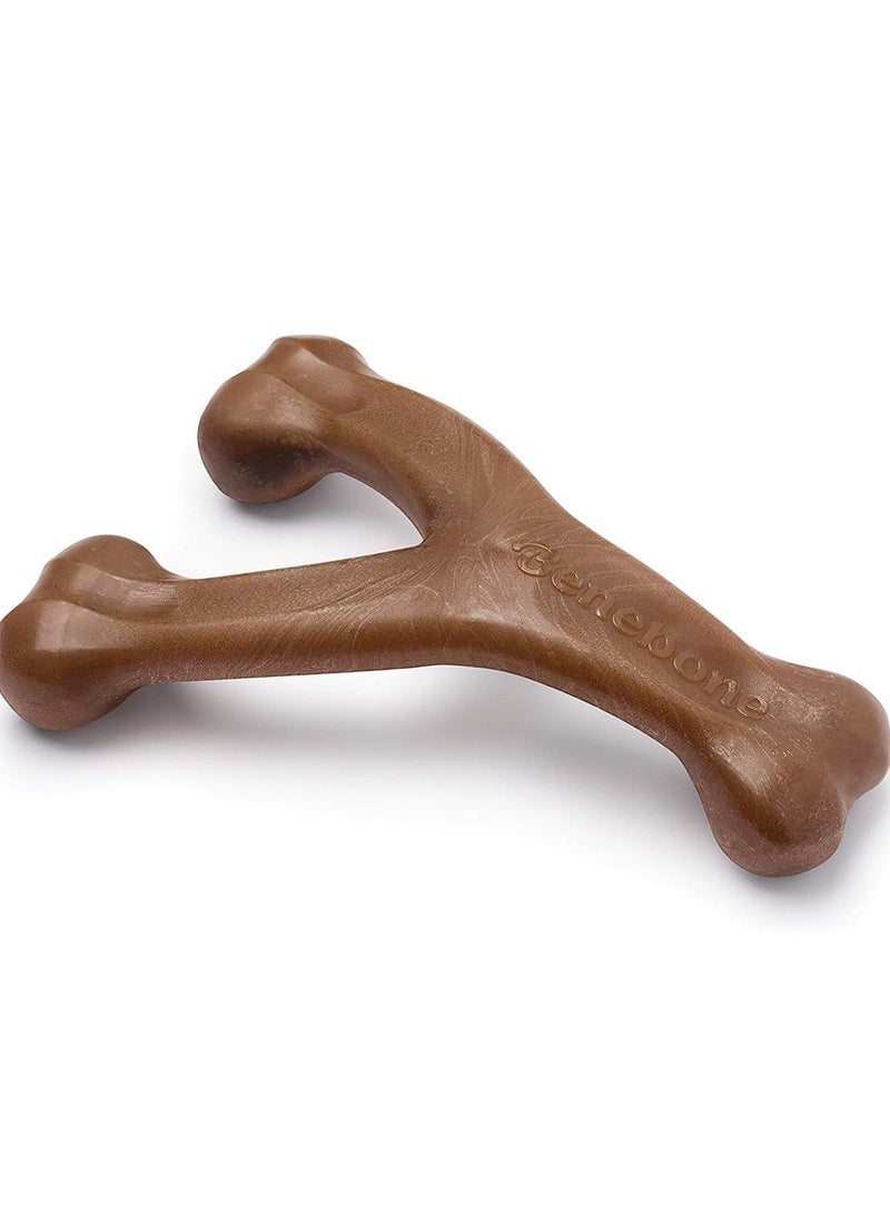 Benebone Wishbone Dog Chew Playing Toy Peanut Medium - Image 2
