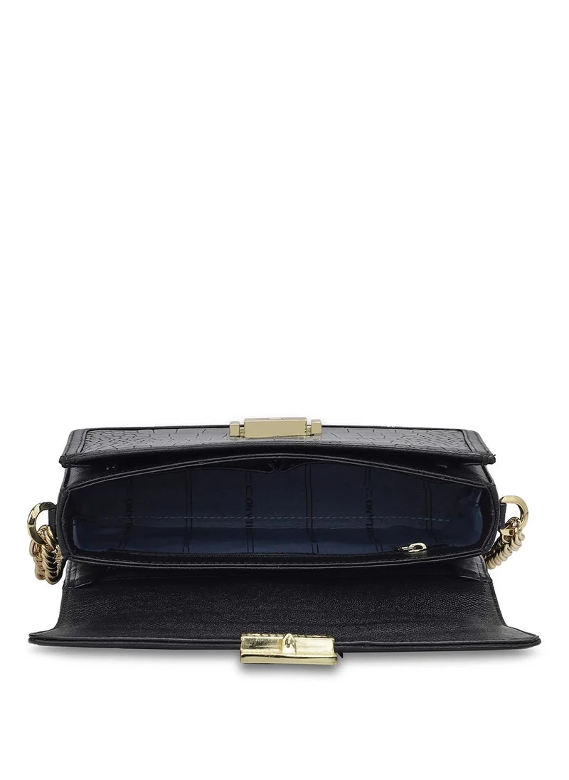 Da Milano  Genuine Leather Black Sling Bag for Women | Best Price UAE