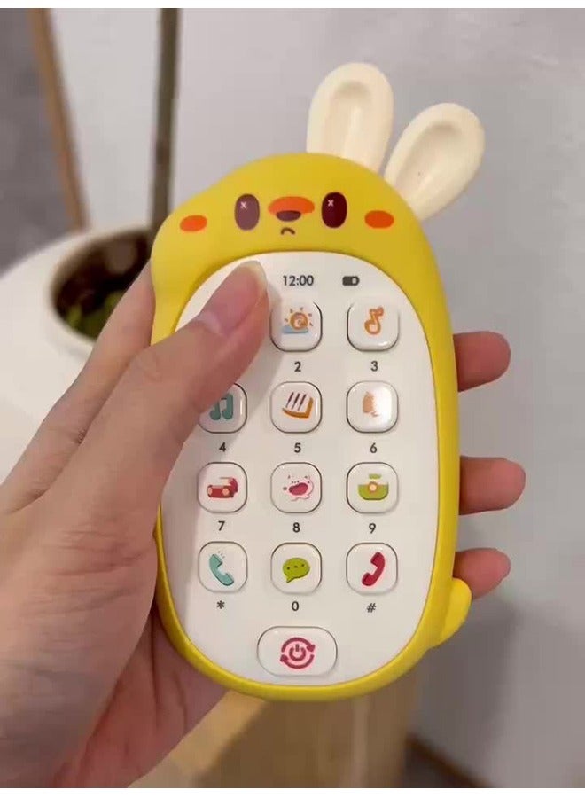 Bite And Play Phone Toy, With Early Education Functions, Suitable For Babies To Bite, Press, Listen Music And Play - Image 2