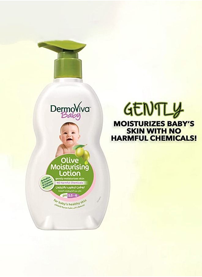 Olive Moisturizing Baby Lotion - Gently Moisturizes with wholesome Nourishment - No paraben, paraffins, sulfate and Phthalates -200 ml