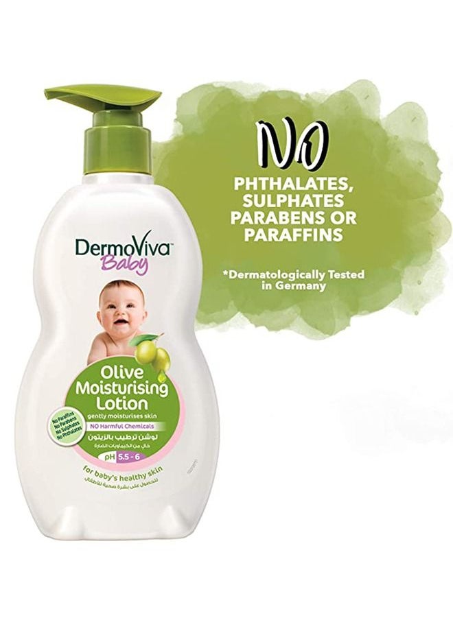 Olive Moisturizing Baby Lotion - Gently Moisturizes with wholesome Nourishment - No paraben, paraffins, sulfate and Phthalates -200 ml