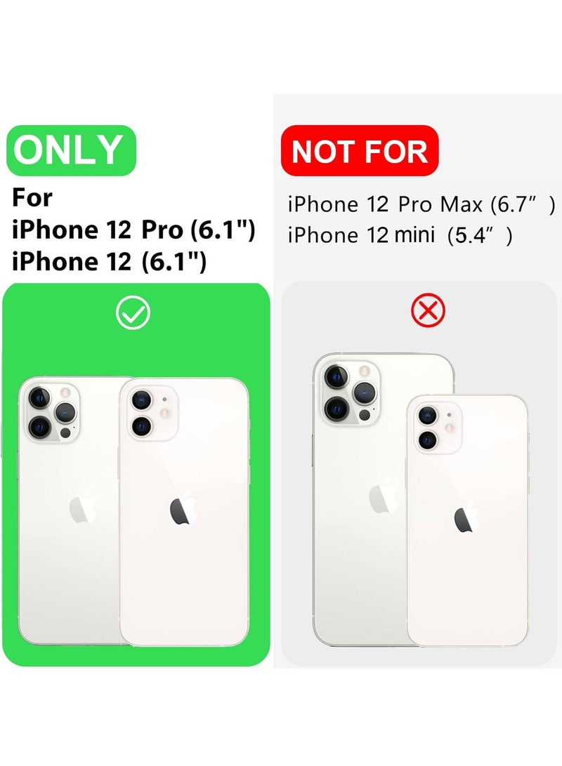 بورتوني جراب iPhone 12 Pro من السيليكون السائل مضاد للخدش ومضاد لبصمات الأصابع وغطاء واقٍ مقاوم للصدمات ناعم حريري الملمس - Image 2