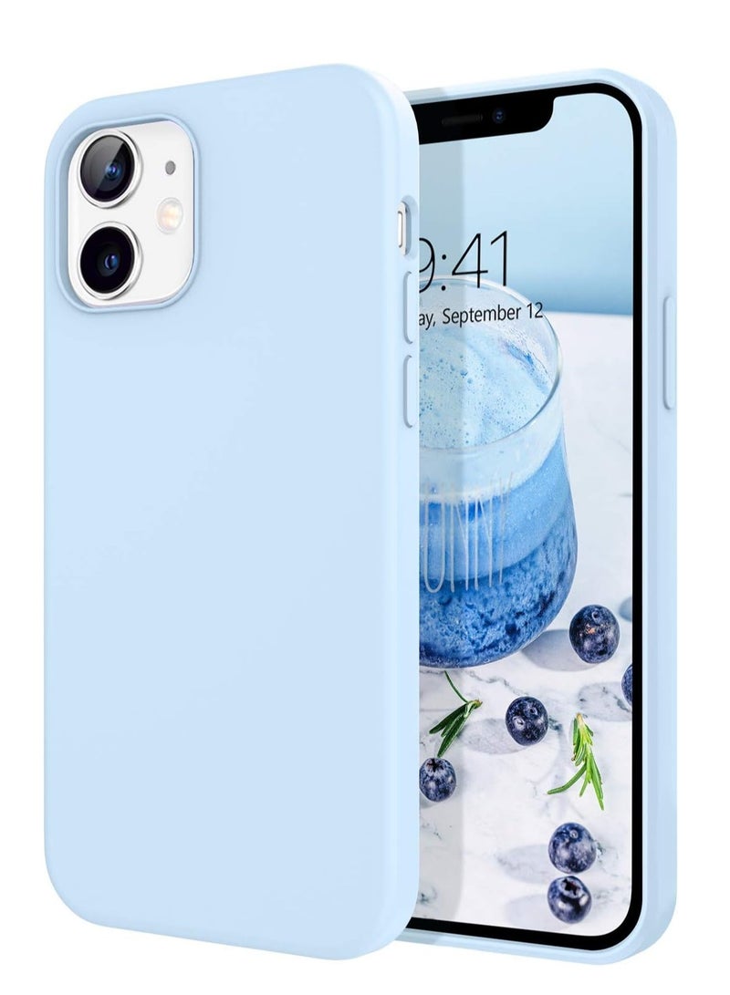 بورتوني جراب iPhone 12 Pro من السيليكون السائل مضاد للخدش ومضاد لبصمات الأصابع وغطاء واقٍ مقاوم للصدمات ناعم حريري الملمس - Image 1