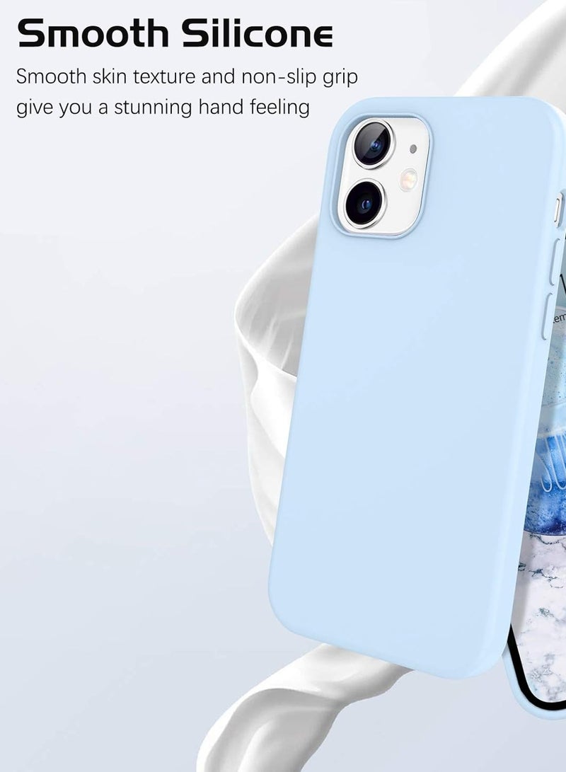 بورتوني جراب iPhone 12 Pro من السيليكون السائل مضاد للخدش ومضاد لبصمات الأصابع وغطاء واقٍ مقاوم للصدمات ناعم حريري الملمس - Image 3