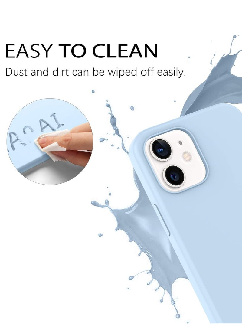 بورتوني جراب iPhone 12 Pro من السيليكون السائل مضاد للخدش ومضاد لبصمات الأصابع وغطاء واقٍ مقاوم للصدمات ناعم حريري الملمس - Image 5