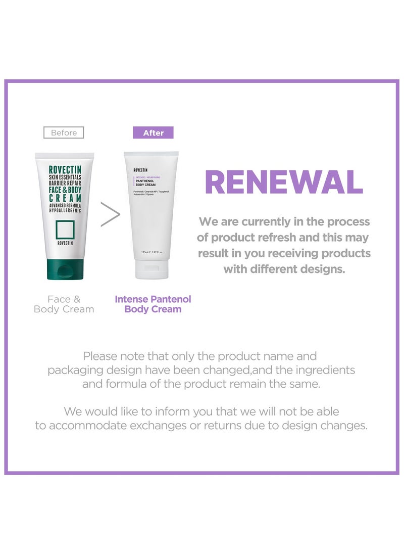 rovectin - Barrier Repair Moisturizing Cream - Face and Body Cream with Astaxanthin, Ceramide 175ml - Image 1