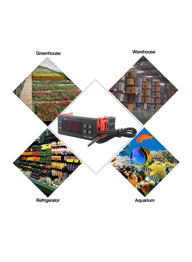 NIBEMINENT Aquatic Incubator Temperature Controller Grey/Orange - Image 4