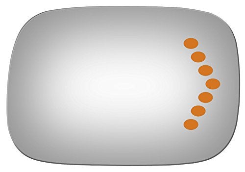 Burco 5281S Convex Passenger Side Power Replacement Mirror Glass for 05-10 Toyota Avalon (2005, 2006, 2007, 2008, 2009, 2010) - Image 1
