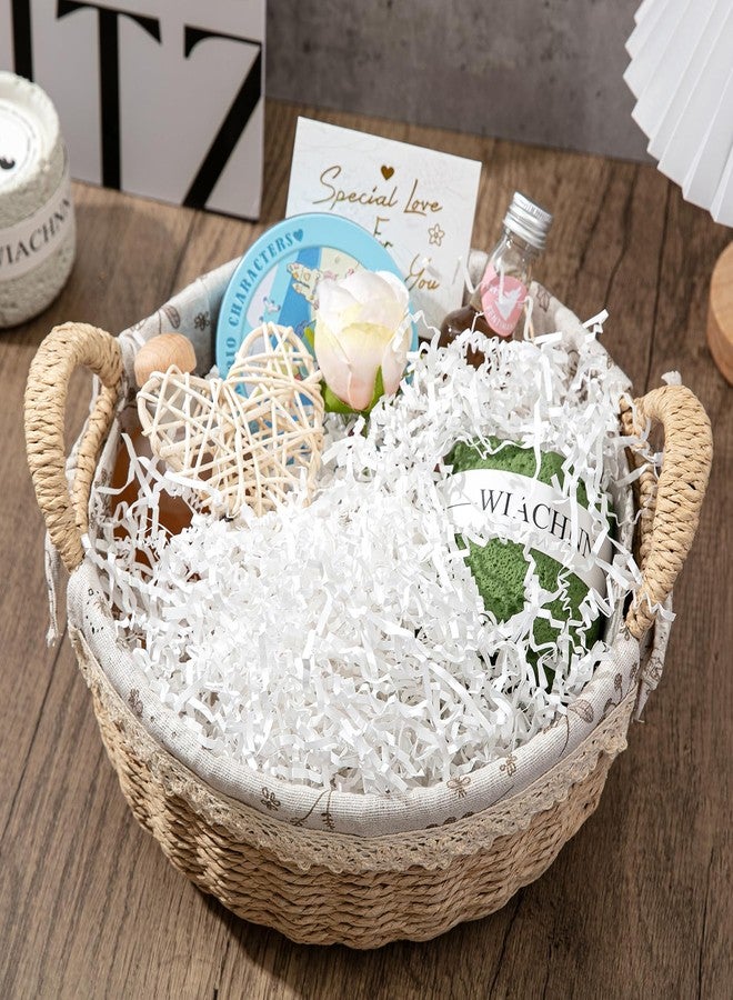 Mefleet 1 LB Crinkle Cut Paper Shred Filler White Crinkle Shredded Paper for Gift Box - Gift Basket Bag Filler - Grass Cushion Stuffing for Christmas Holiday Packaging Wrapping - Image 2