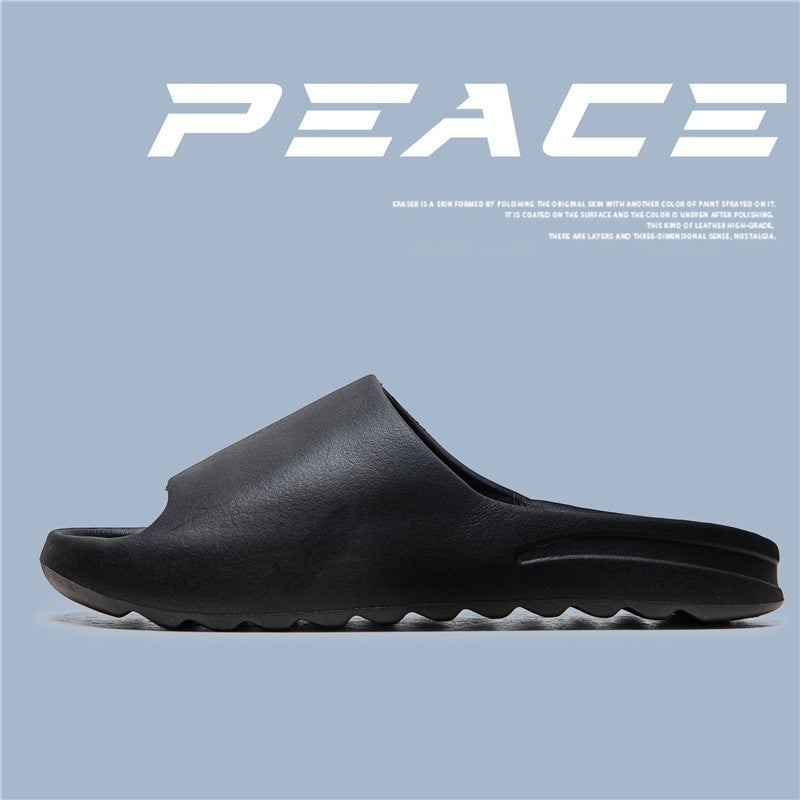 Large Size Fashionable Casual Slippers For Men, Trendy Indoor And Outdoor Wear, Thick-Soled Home Couple Style Sports Slippers - Image 2