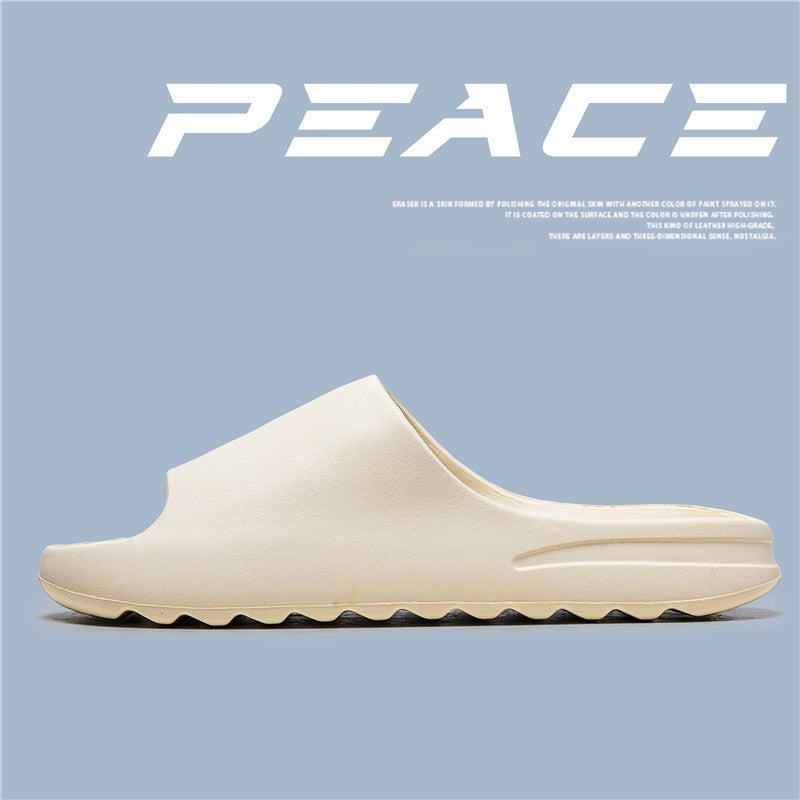 Large Size Fashionable Casual Slippers For Men, Trendy Indoor And Outdoor Wear, Thick-Soled Home Couple Style Sports Slippers - Image 3