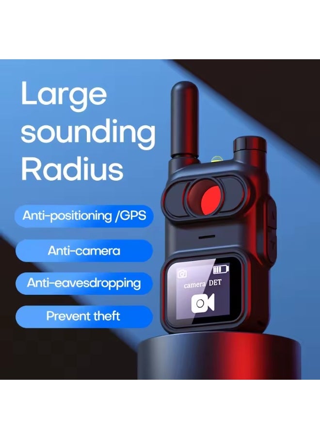 AK780 Multi-Function Anti-Spy Camera Detector & RF Signal Finder | Wireless Hidden Camera, GPS Tracker, Audio Bug Scanner | Advanced Privacy Protection for Home, Office, Travel | Detects 1.2G-6.5G Wireless & GSM Signals | Infrared Lens Finder, Vibration & Magnetic Detection | Portable Security Device with Alarm & Flashlight