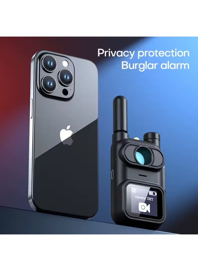 AK780 Multi-Function Anti-Spy Camera Detector & RF Signal Finder | Wireless Hidden Camera, GPS Tracker, Audio Bug Scanner | Advanced Privacy Protection for Home, Office, Travel | Detects 1.2G-6.5G Wireless & GSM Signals | Infrared Lens Finder, Vibration & Magnetic Detection | Portable Security Device with Alarm & Flashlight