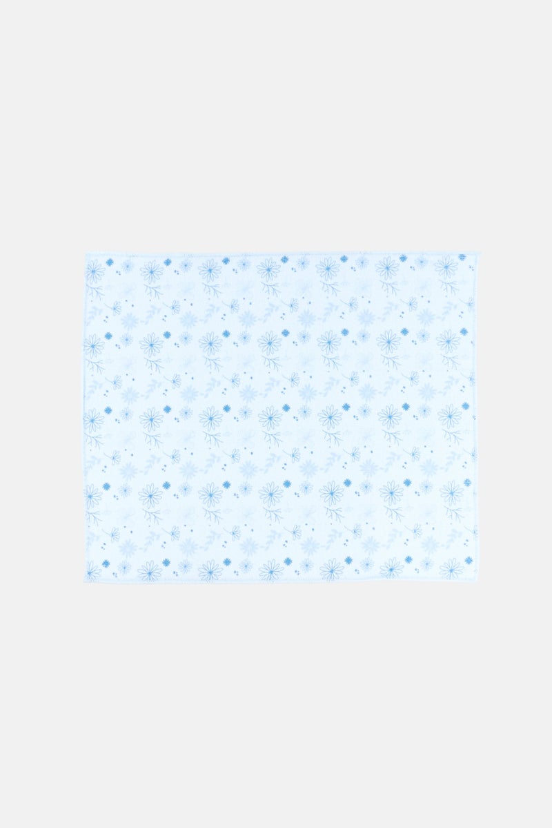 YOTO Kitchen Dish Drying Mat, Light Blue  - Image 1
