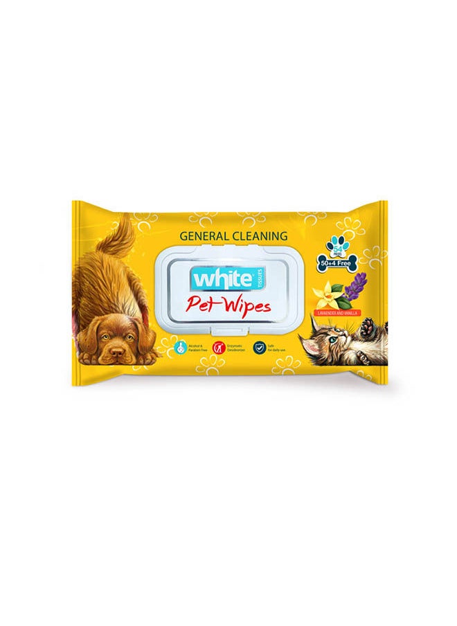 White - Pets Wipes 54 - Image 1