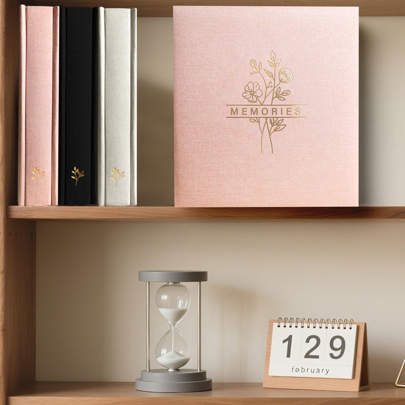 Holoary Photo Album 4x6 500 Photos, 500 Pockets Picture Album, Linen Fabric Cover Big Picture Book for Photos, 4x6 Photo Albums for Memories Family Weddings Travel(Pink) - Image 5