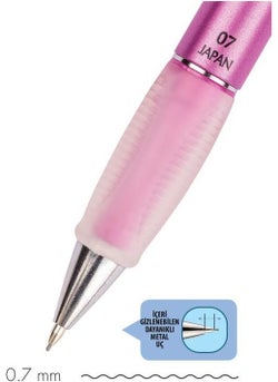 Serve Deep Mechanical Tip Pen 0.7 mm Metallic Princess Pink  - Image 3