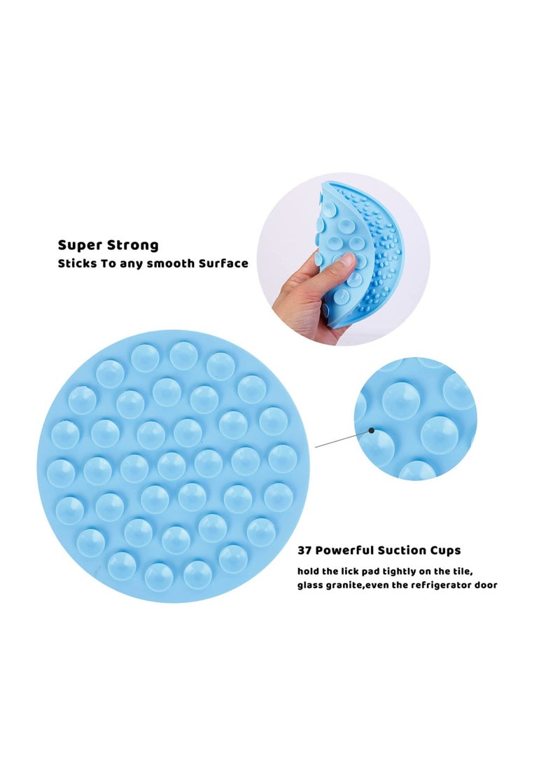 Dogs Lick Pad Pet Lick Mat with Strong Suction Slow Feeder Lick Pad for Pet Bathing Grooming and Training - Image 3