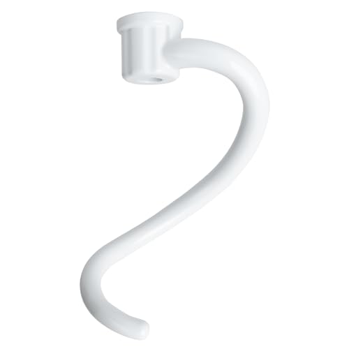 UP2WIN Spiral Dough Hook Replacement for Kitchen Aid Mixer - Coated Dough Hook for K5SS K5A KSM5 KS55 Pro 600, Dough Attachment for Kitchen aid Lift Stand Mixer, Work with kitchen Aid 5 qt / 6 qt Lift - Image 1