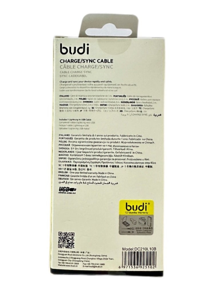 بودي - بودي USB إلى كابل لايتنينج DC210L10B - Image 1