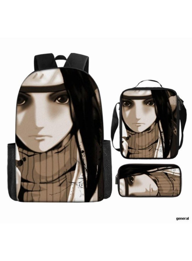 عام حقيبة ظهر مطبوعة بالرسوم المتحركة + مجموعة حقائب اليد + القلم، مجموعة حقائب عملية من ثلاث قطع (يمكن استخدام الطلاب والأطفال ونزهات الأصدقاء ورياضات تسلق الجبال وما إلى ذلك) - 78 - Image 1