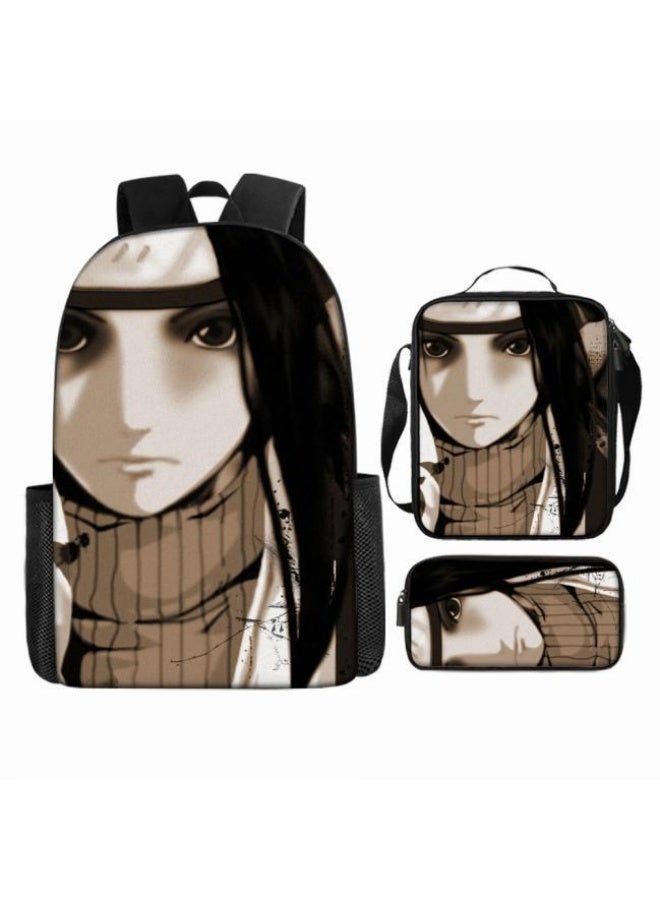 عام حقيبة ظهر مطبوعة بالرسوم المتحركة + مجموعة حقائب اليد + القلم، مجموعة حقائب عملية من ثلاث قطع (يمكن استخدام الطلاب والأطفال ونزهات الأصدقاء ورياضات تسلق الجبال وما إلى ذلك) - 78 - Image 2