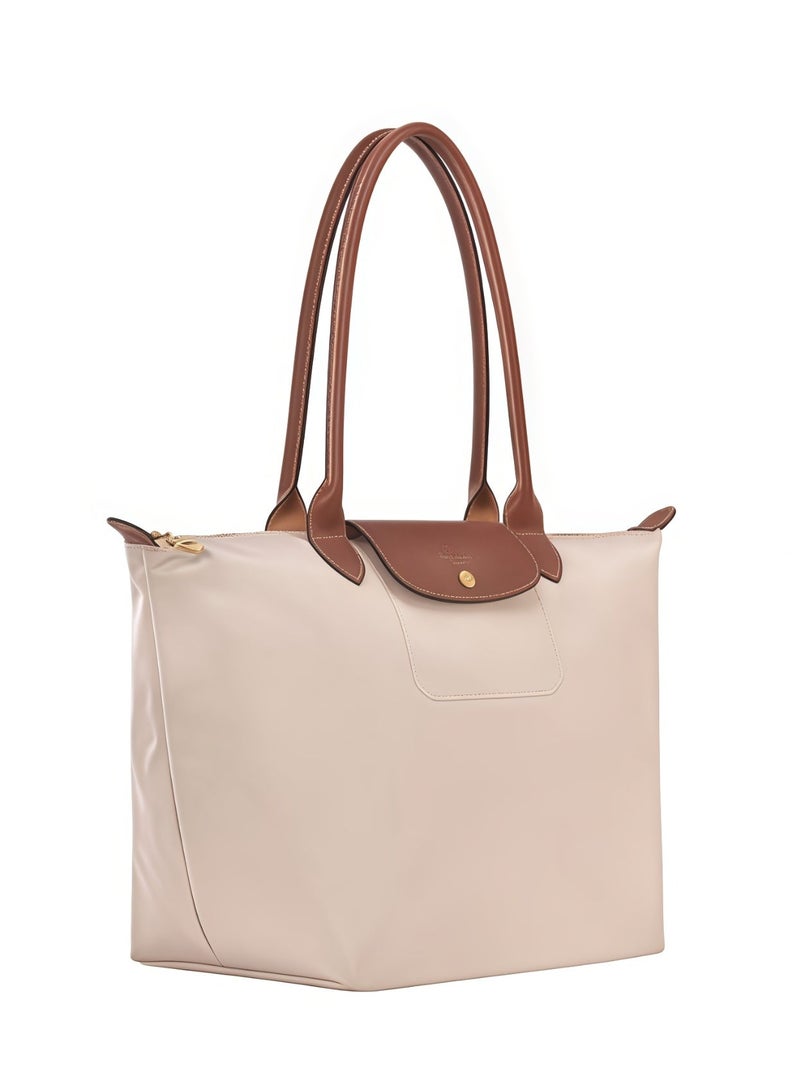 Longchamp Large Tote Bag for Women, Foldable Bag With Zipper Shoulder Bag, Handbag for Travel, Work Camera Bag - Image 4