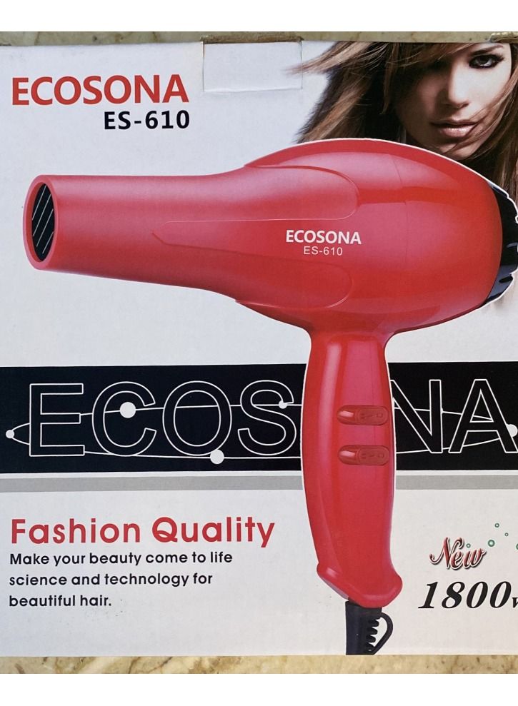 ECOSONA New Quick Drying Professional Hair Dryer