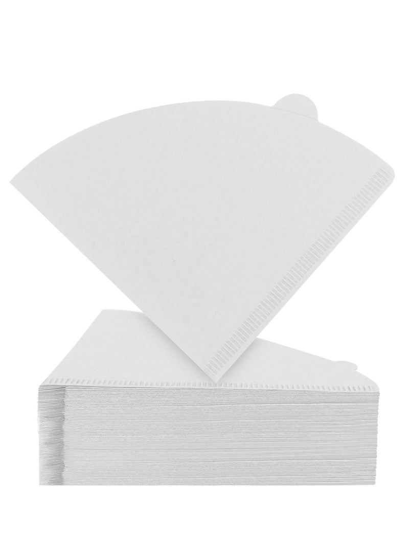 Coffee Filters, Size 02 Cone Natural Paper Filters, 100 Count 2-4 Cup, For Pour Over and Drip Coffee Maker (White V02) - Image 1