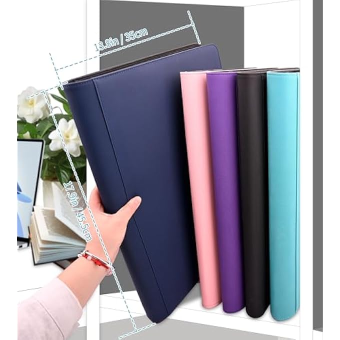 EGOSKY TRADING CARD BINDER 16 POCKET, LARGE SIDE LOADING CARD BINDER FOR 1000+ CARDS, DOUBLE SIDED CARD ALBUM FOR MTG, TCG, SPORT, GAME BUSINESS CARDS - Image 5