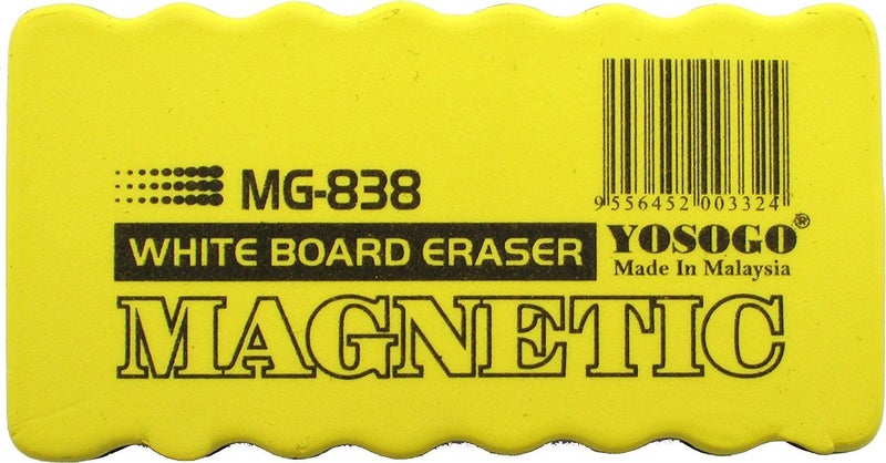 Yosogo Magnetic Whiteboard Erasers â€“ Pack of 6 Assorted Colors (Red, Blue, Yellow, Green) â€“ Lightweight Dry Erase & Chalkboard Erasers, Eco-Friendly, Classroom & Office Use - Image 4
