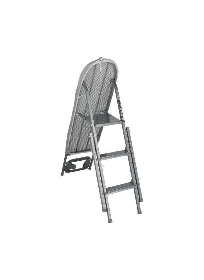 HONEYBEE Durable and Foldable Free Standing Step Ladder Ironing Board Grey 95 x 37.5 x 13.5 cm  - Image 5