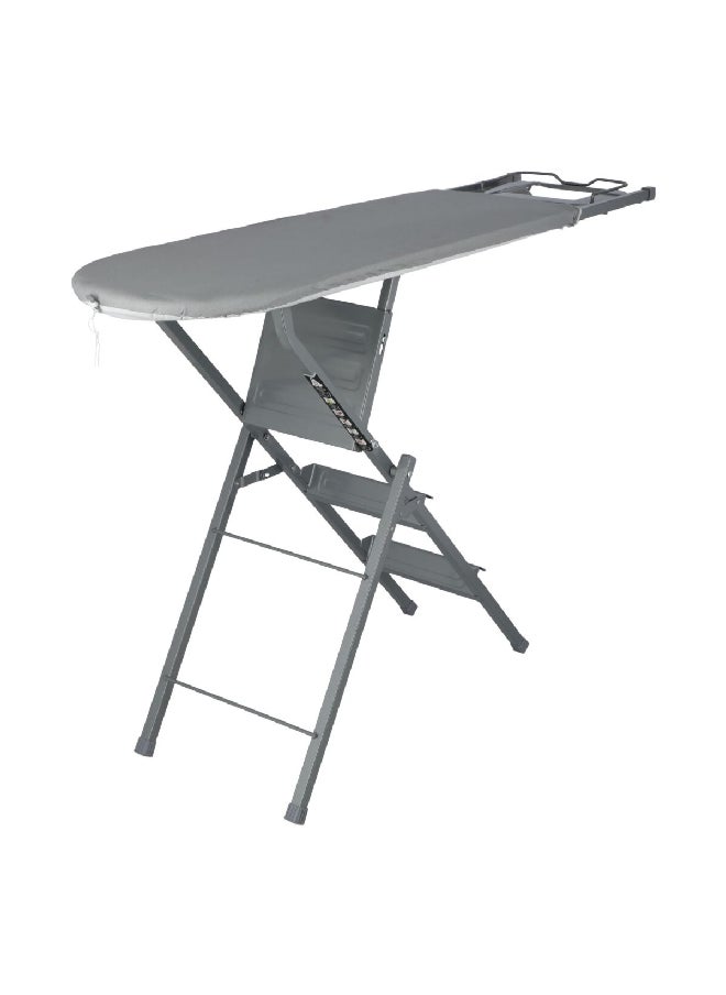 HONEYBEE Durable and Foldable Free Standing Step Ladder Ironing Board Grey 95 x 37.5 x 13.5 cm  - Image 3