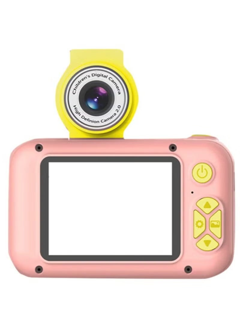 JAJEEK OKC02 Kids Digital Camera with 2 Inch LCD Screen and Flip Lens, Easy-to-Use Pink Camera for Children, Fun Photography & Video Recording, Portable and Durable Design - Image 4