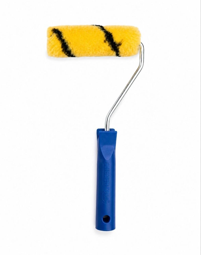Swedish 10cm Small Paint Roller with Handle