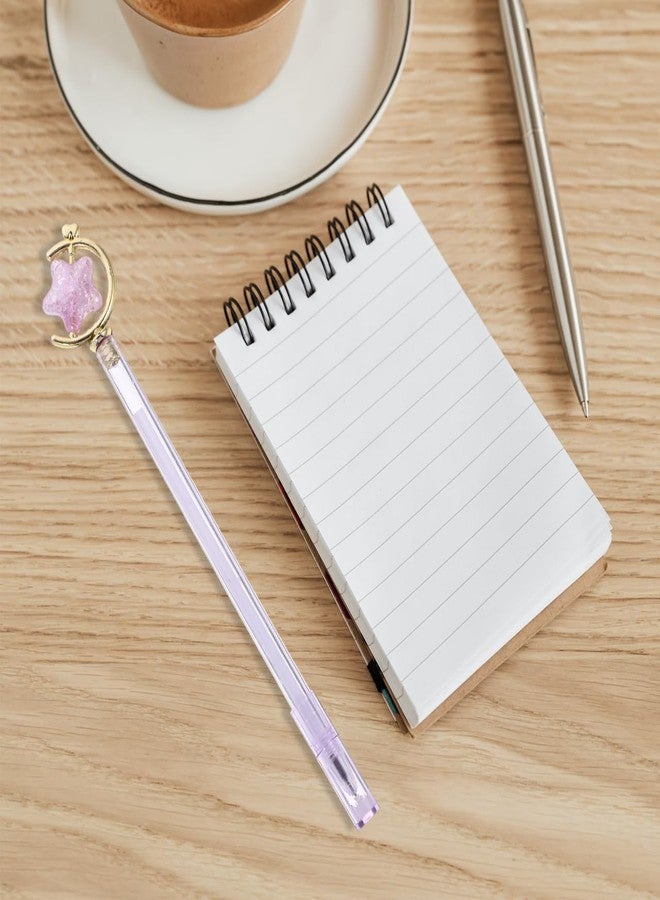 DIYEAH 10pcs Star Design Stylish Writing Pens Charming Colors for Office School Random Styles Comfortable Grip Smooth Ink for - Image 2