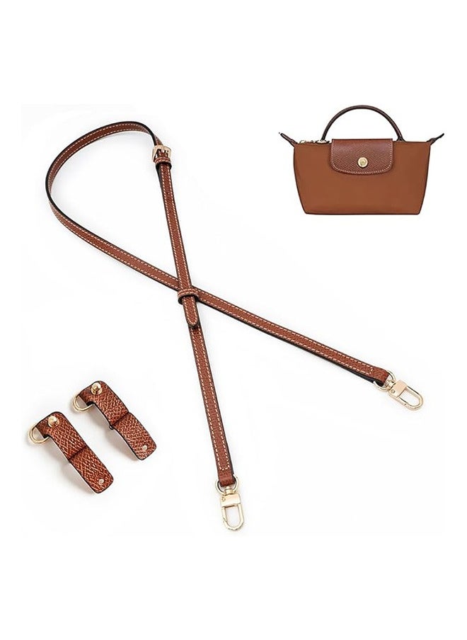 Generic Wide Shoulder Strap,Adjustable,Purse Straps Replacement, Leather Handbag Crossbody Shoulder Strap(Brown)  - Image 1