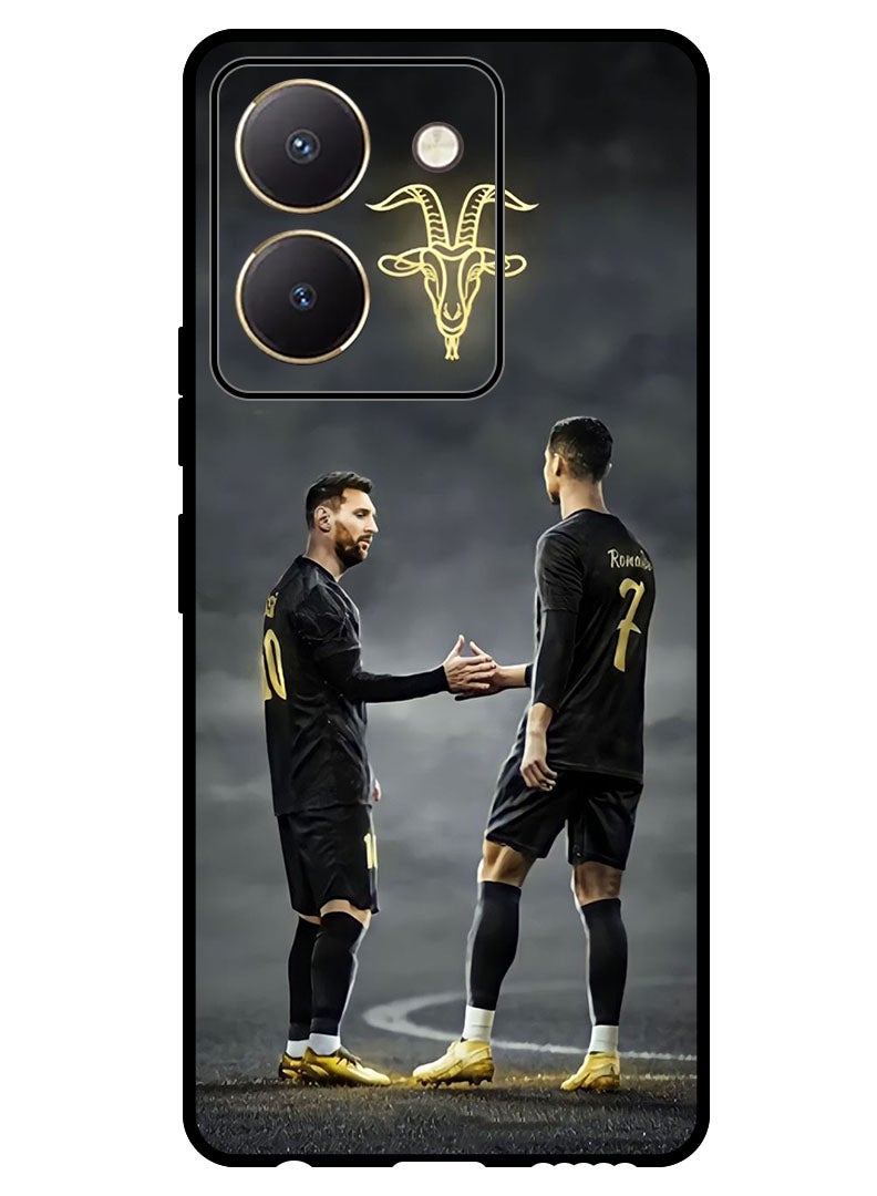 Theodor Protective Case Anti Scratch Shock Proof Bumper Cover For Vivo Y27s Messi Ronaldo Goat - Image 1