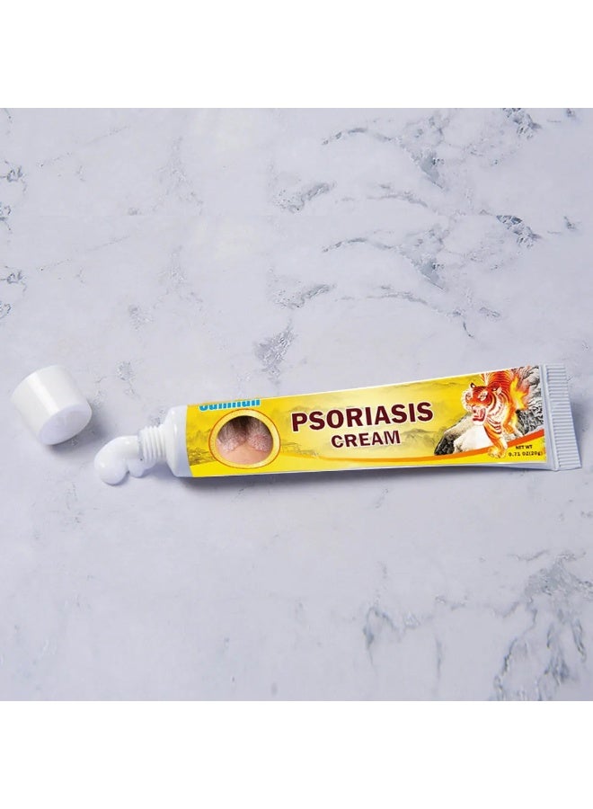 Sumifun Psoriasis Treatment Cream Powerful Herbal Skin Care Ointment to Relieve Itchy Skin, Red Patches, Flaking and Dryness, Fast Absorbing Formula for Daily Use - Image 3