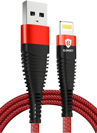 ELONSEY 1m iPhone Charging Cable USB to Lighting Cord PD Charging Compatible with iPhone 14 Pro Max/14/13 Pro/13 Pro Max, 12 Pro/Max/X, iPad Pro - Red (USB A to IP 1M) - pzsku/Z7FFC6C66AFE6727EAB57Z/45/_/1671318734/f152700e-d365-4589-87b6-2c59e9b360dd