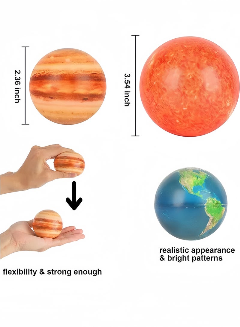 الكواكب في النظام الشمسي الافراج عن الإجهاد ترتد الكرة مجموعة - Image 4