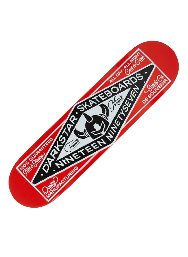 Darkstar General RHM Red 8.0" x 31.6" Skateboard Deck - Image 2