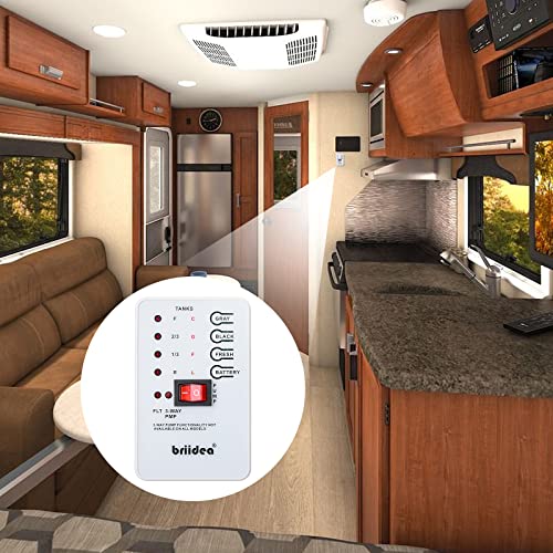 briidea نظام المراقبة الدقيقة، لوحة مراقبة مستشعر خزان RV من برييديا، بديل KIB، مستشعر مستوى المياه العذبة أو خزان الاحتفاظ - Image 5