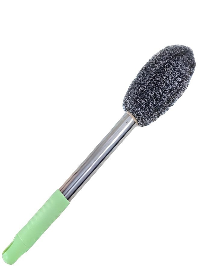 KITCHEN CRAFTOPIA® Cleaning Brush with Long Handle - Bottle Cleaning Brush Steel Long Handle Water Bottle Containers Vase and Glass Bottle Cleaner for Kitchen Accessories - Image 1